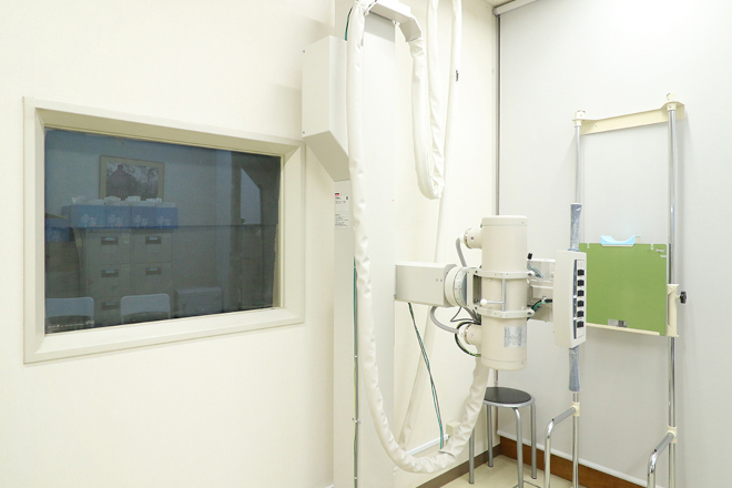 福岡市南区の内視鏡検査専門のクリニックのレントゲン室